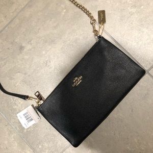 Coach Kylie Crossbody Black Saffiano Leather NWT